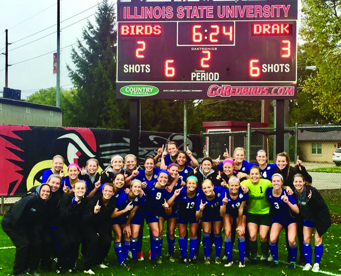 Women's soccer clinches MVC title