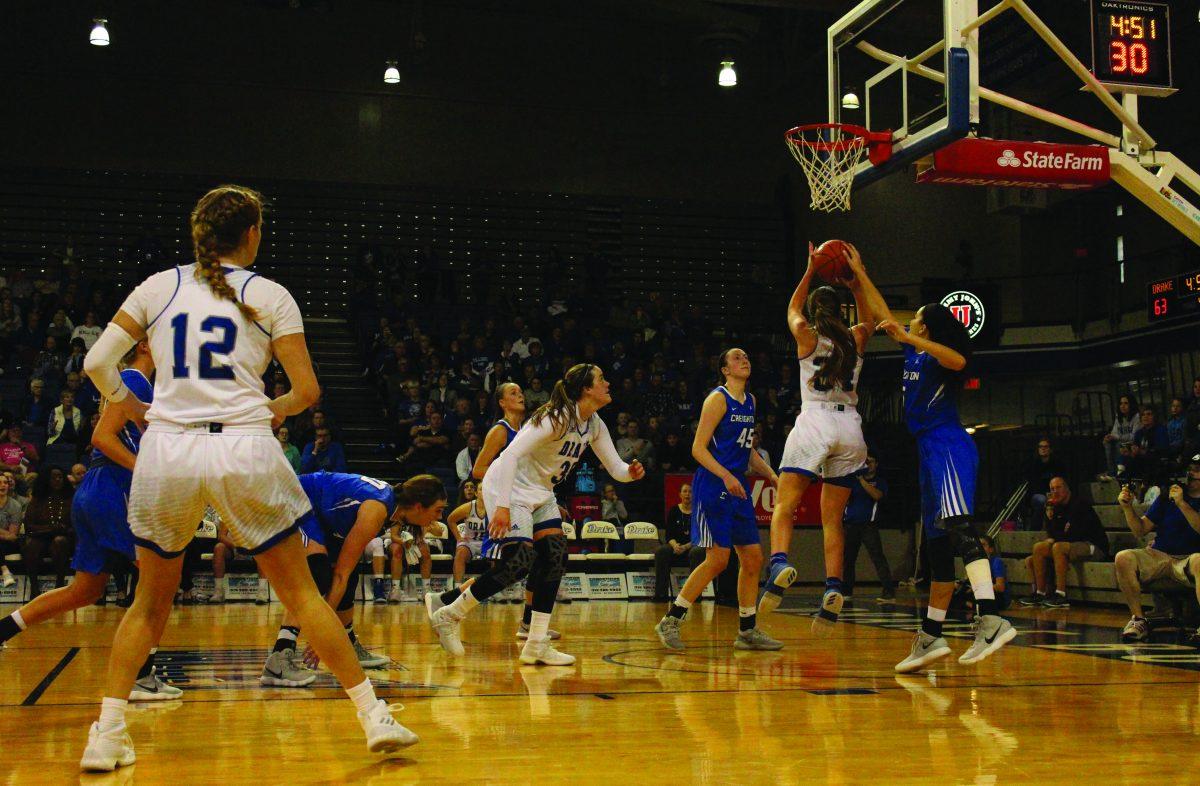 Women's basketball playing exciting games