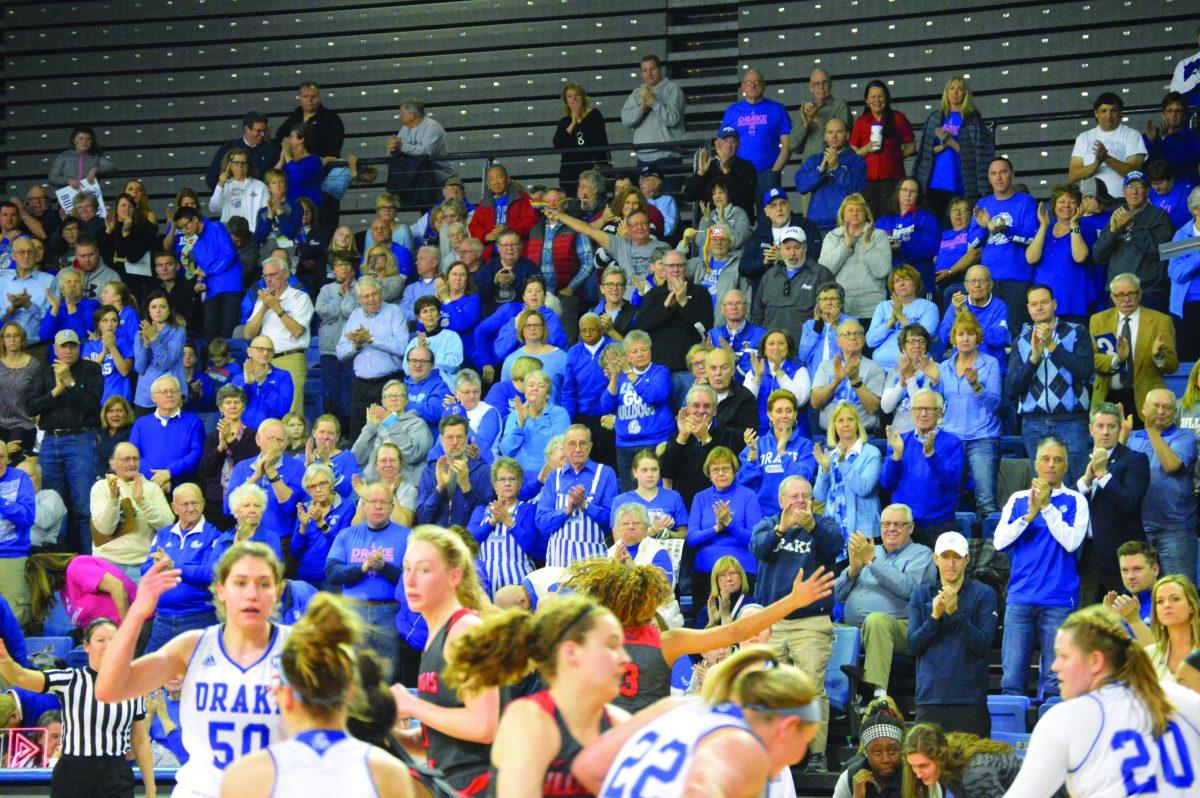 Drake women finish undefeated in conference schedule . . . again