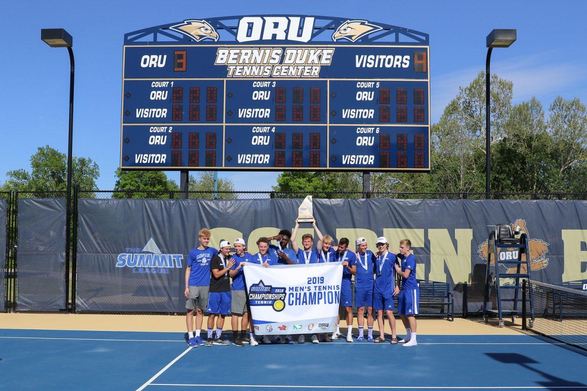 Men's tennis wins Summit League Tournament