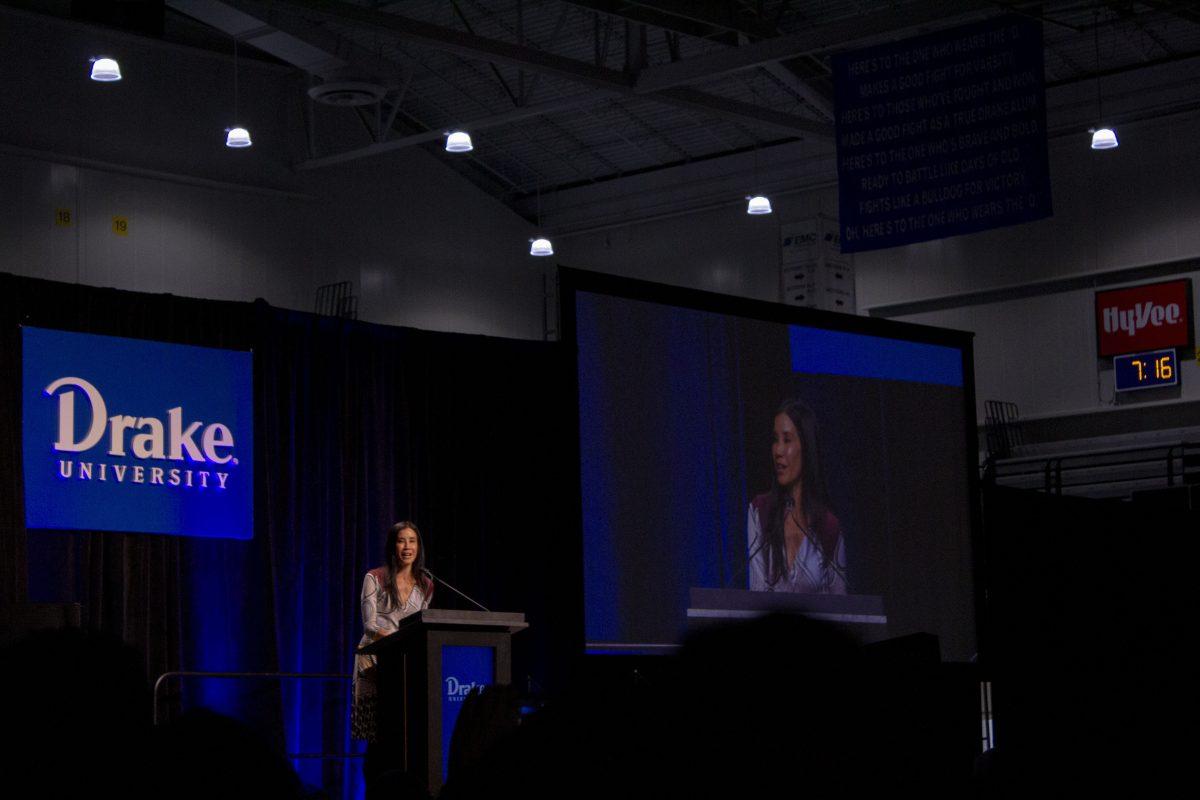 Lisa Ling speaks at the 40th installment of the Bucksbaum lecture series