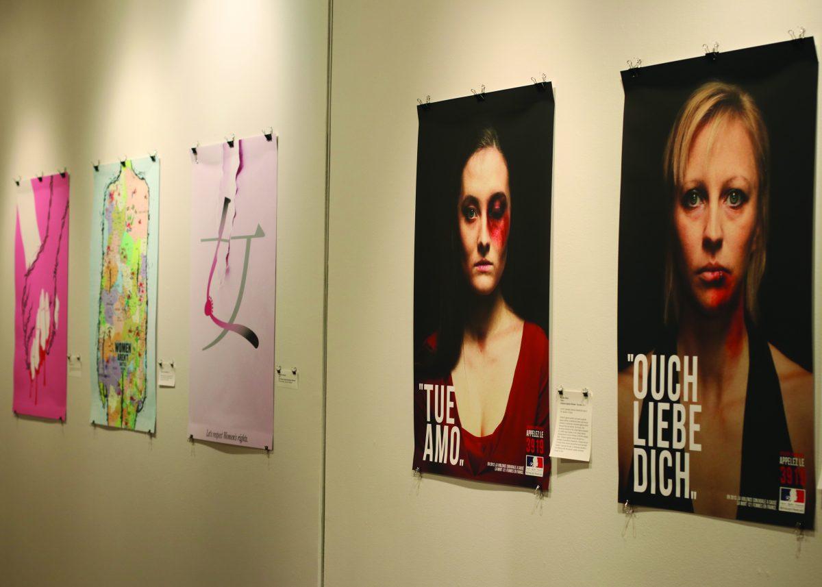 Anderson Gallery poster exhibit advocates for women's rights