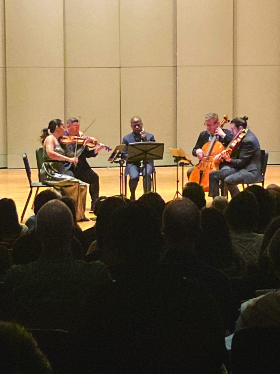 Quartet performing at Sheslow