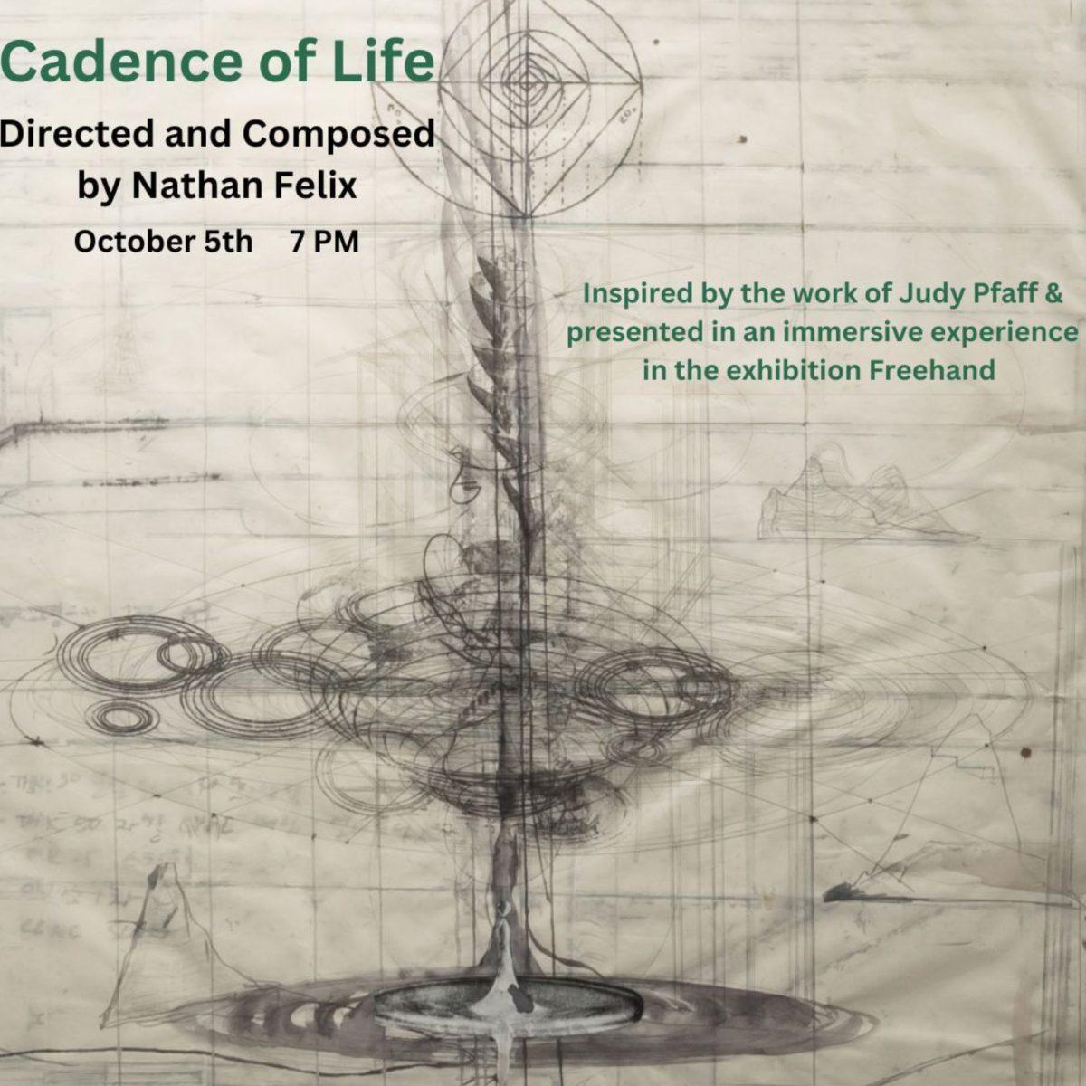 “THE CADENCE OF LIFE,” an immersive opera, will be performed on Oct. 5. PHOTO courtesy of the Aderson Gallery instagram