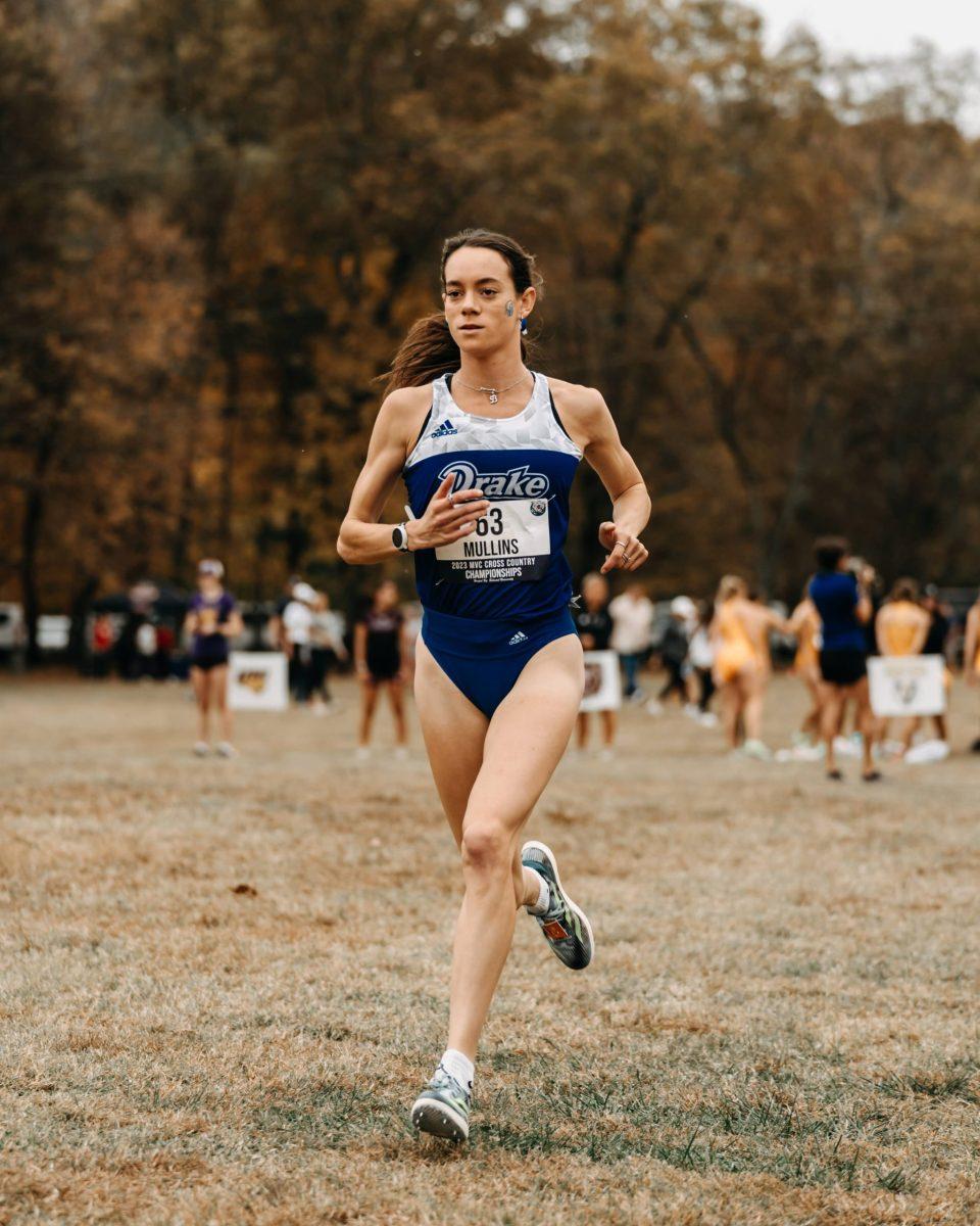 BROOKE MULLINS has had a successful year on the Drake women’s track and field team. PHOTO by Billy Cvecko | courtesy of Mullins