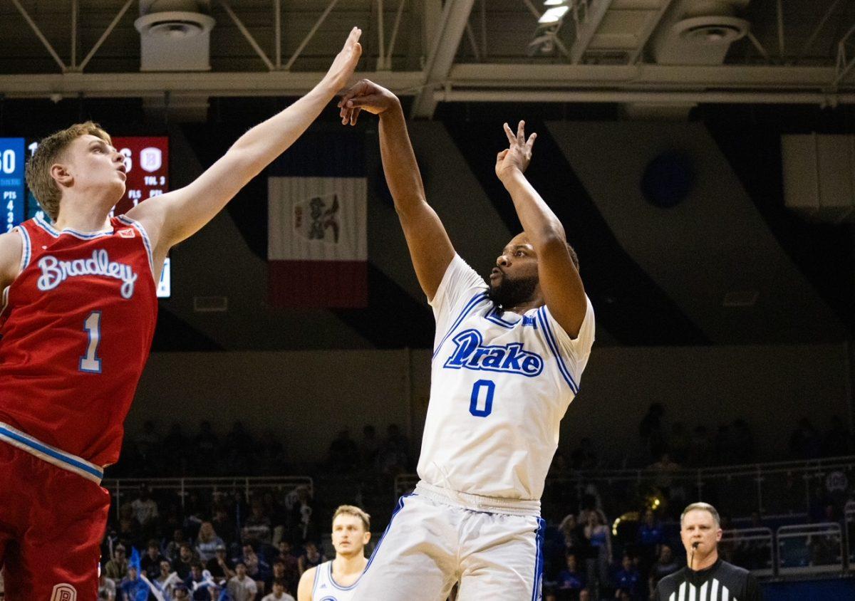 Kyron Gibson joined the Bulldogs in the offseason of 2023. In his final year of collegiate play, Gibson averaged 3.6 points, 1.6 rebounds and 1.2 assists per game, scoring a season-high 19 points against Alcorn State. Photo by Sarah Fey | Staff Photographer