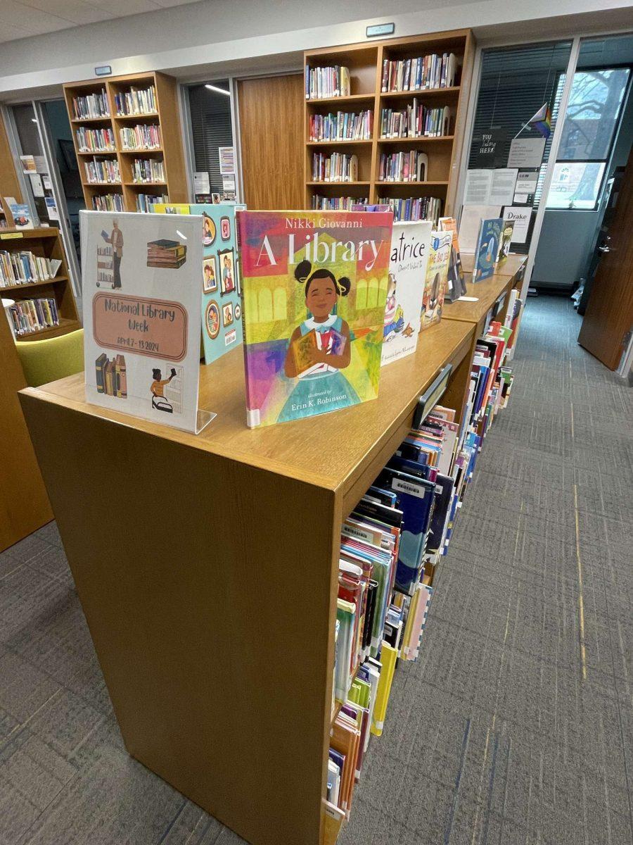 The Collier-Scripps School of Education Curriculum Library gives students access to children's books they can use for teaching. Photo courtesy of Ben Connolly.