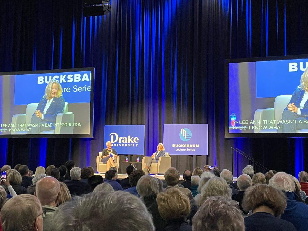 The annual spring Bucksbaum Lecture was held in the Knapp Center at 7 p.m. on Wednesday, March 27. It was free and open to the public. Photo by Meghan Holloran | Photo Editor