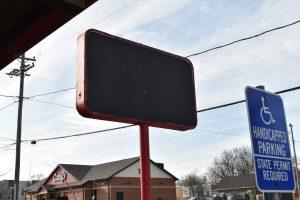 The picture above shows removed letters that once read "Jethros BBQ." The Forest Avenue location was the original Jethro's and opened in 2008. Photo by Meghan Holloran | Photo Editor