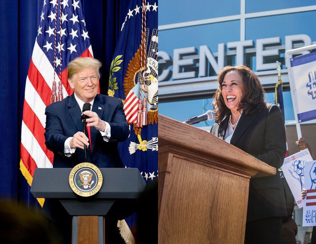 Former President Donald Trump and Vice President Kamala Harris found themselves on the debate stage defending their images to their fanbases. Photo courtesy of Wikimedia.