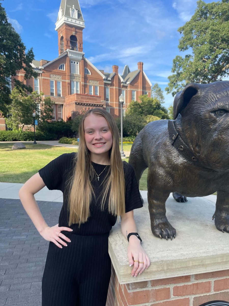 Cecilia Snow is stepping out of her comfort zone in order to be a support system for the School of Education. She will serve as the school’s Student Senator for the remainder of the academic year. Photo courtesy of Cecilia Snow.