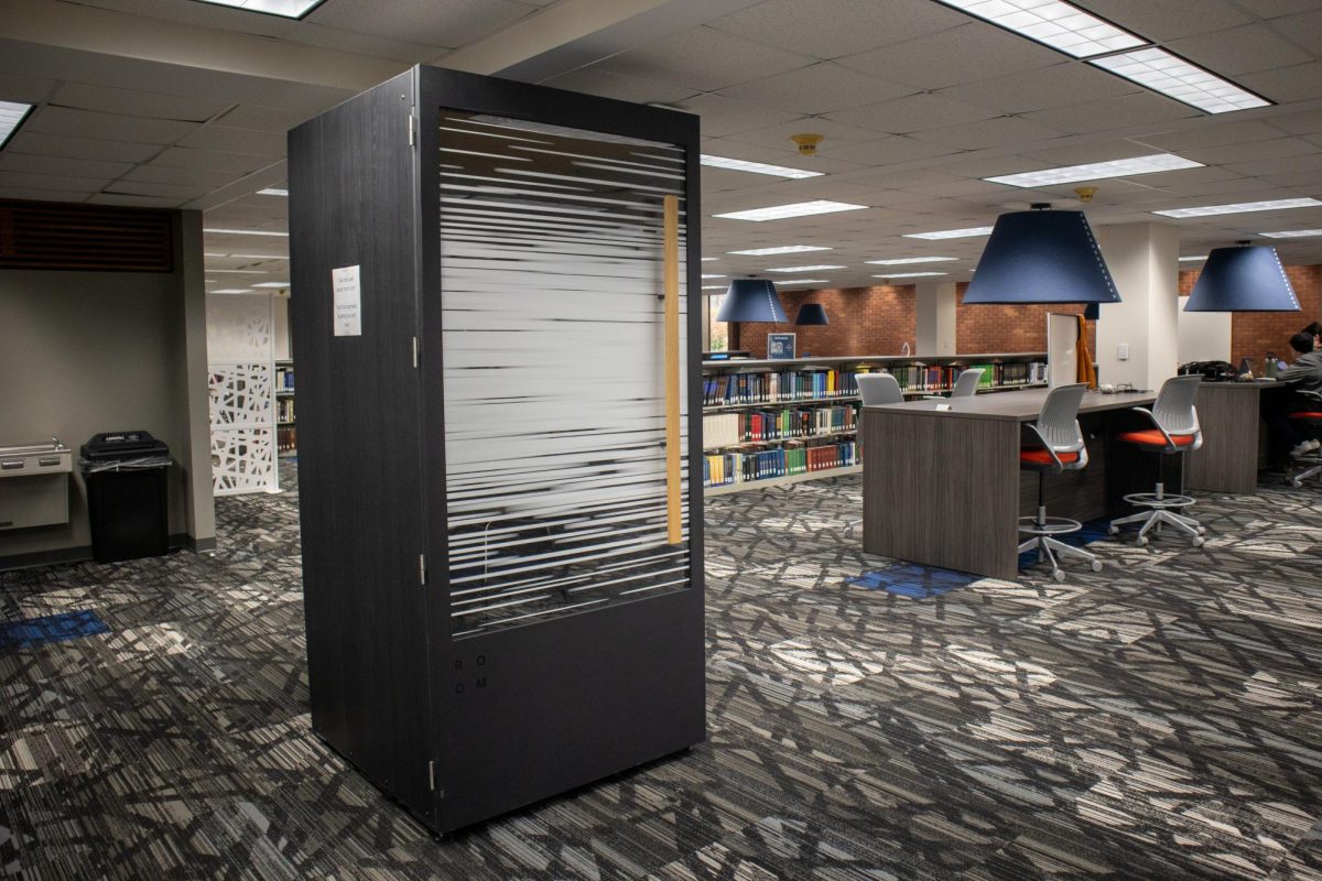 Cowles Library and Access and Success are looking for student feedback on the Framery to see if this space fits the sensory needs of students.