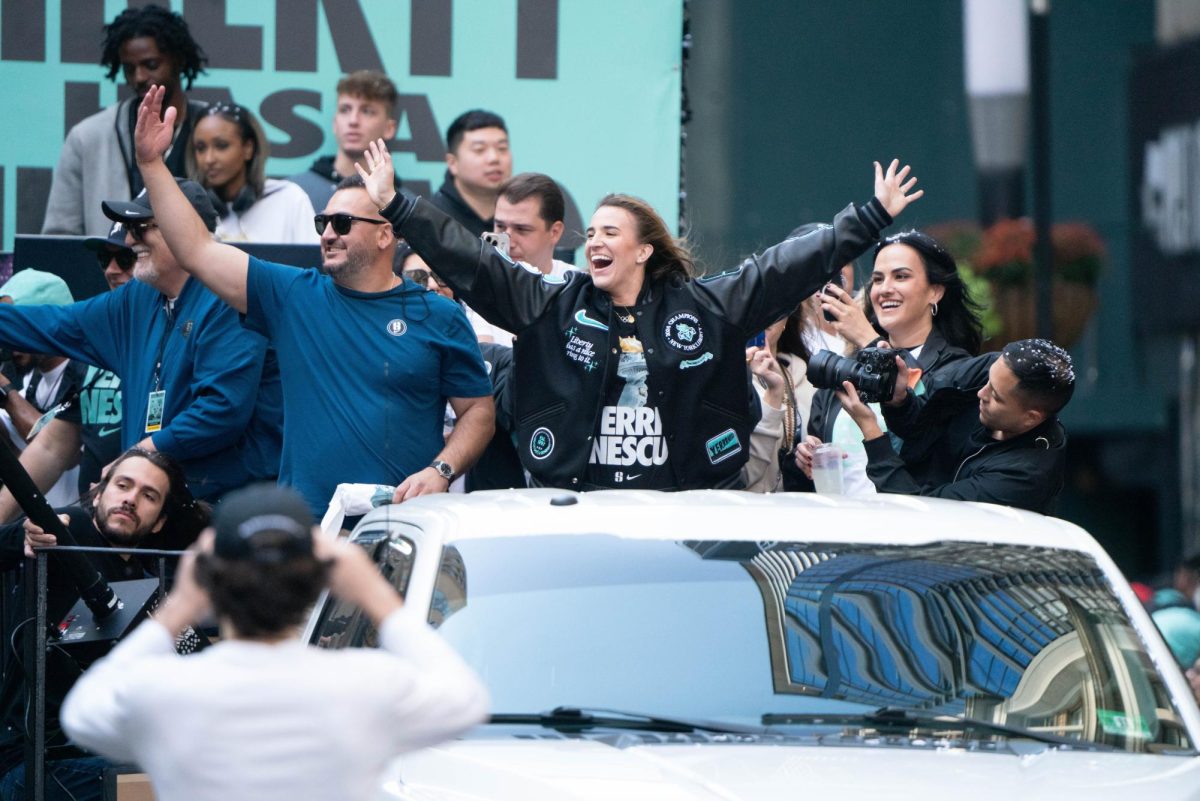 New York Liberty won their first championship in 28 years against the Minnesota Lynx. The team had a parade through New York upon its return home filled with fans crowding the busy streets smiling from ear to ear. Courtesy of Anthony Quintano.