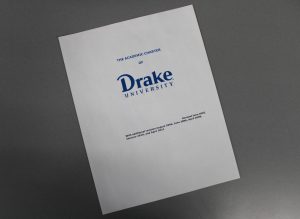 Drake's Academic Charter lays out faculty’s role in University governance.