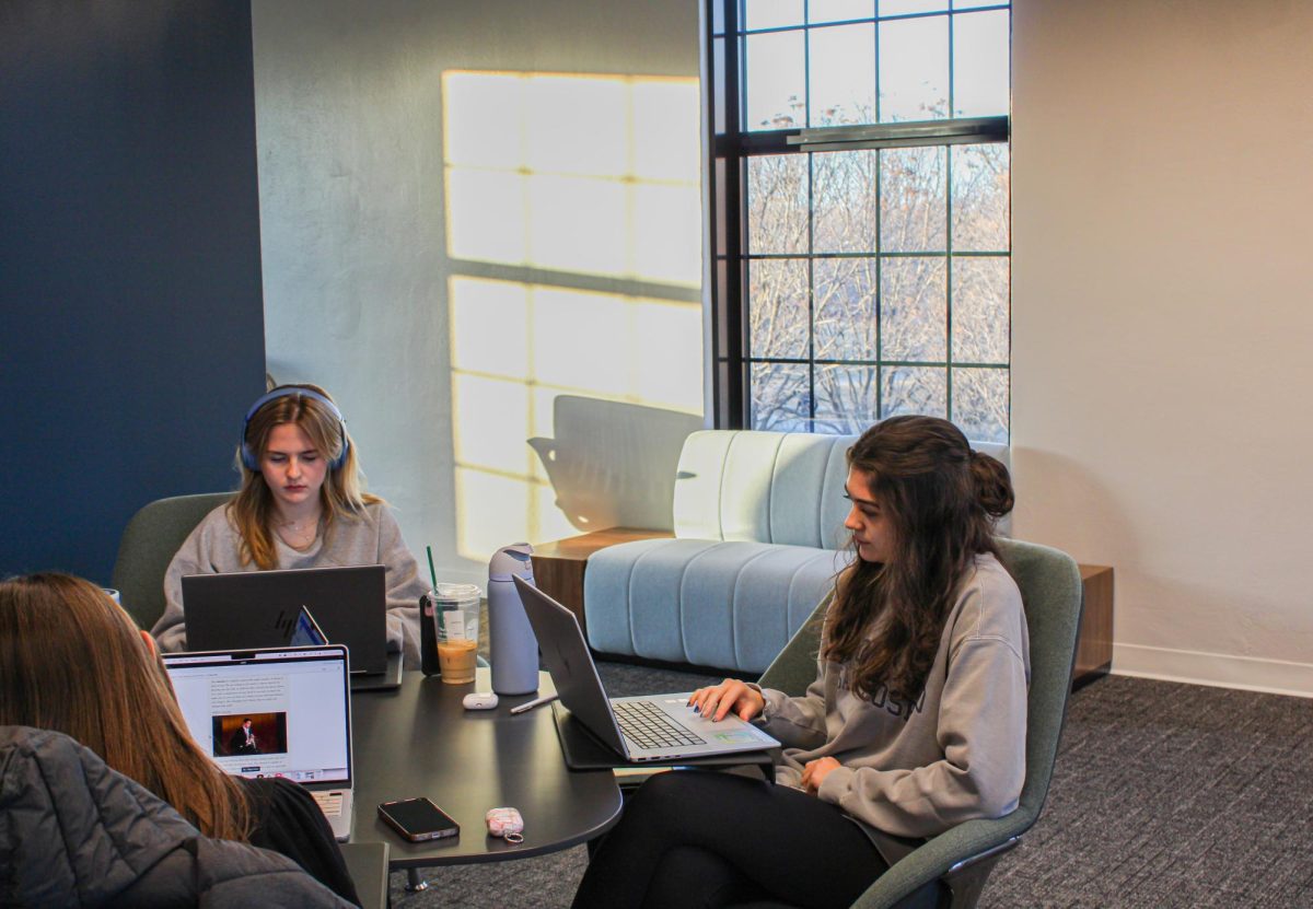 The Johansen Student Center has a variety of spaces for students to study and connect.