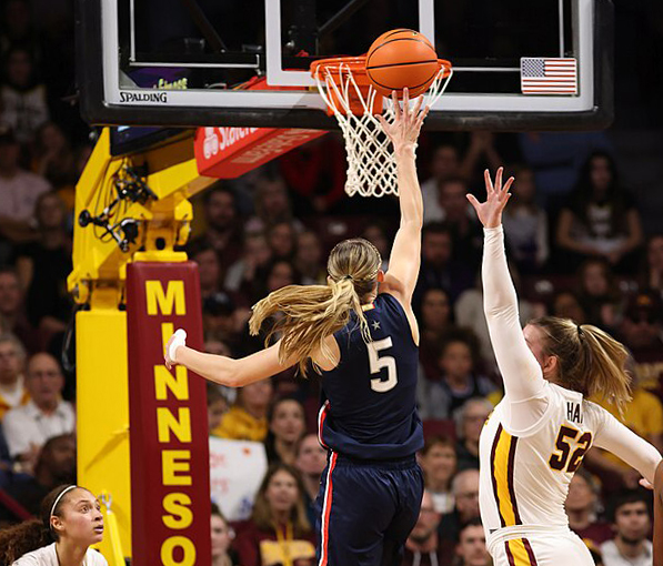 UConn Women's Basketball has had a hard run with Paige Bueckers, who has faced issues over the years that have kept her off the court. Photo courtesy of Wikimedia