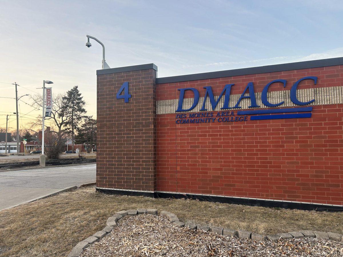 An injunction issued last November forced DMACC to take down all uses of its new logo