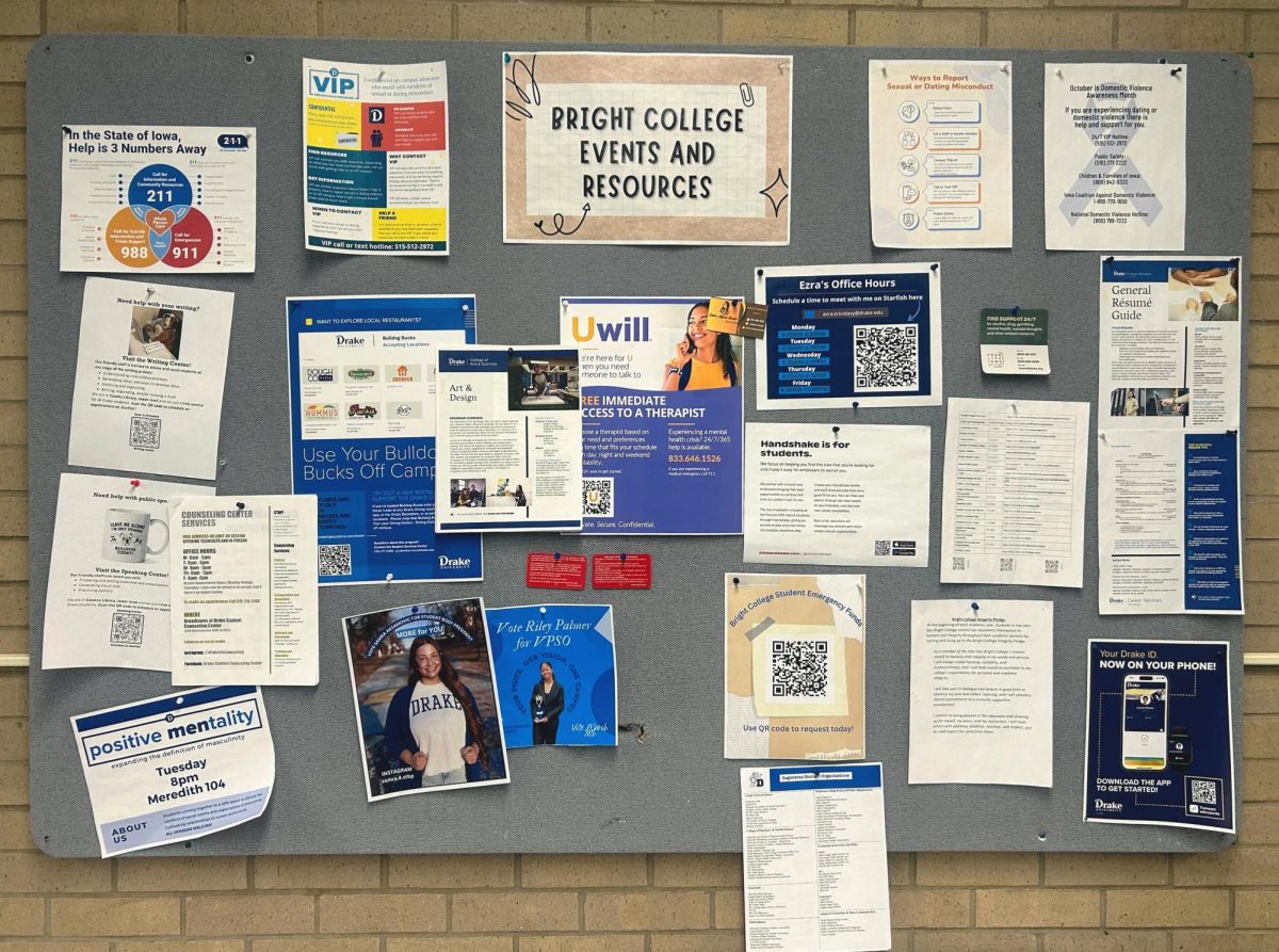 “Affordable access” is the foundation of the Bright College, according to the school’s website. However, in the surrounding community, Drake is sometimes perceived as financially inaccessible. 