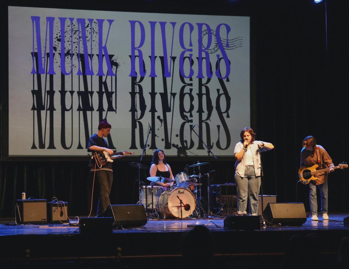 Munk Rivers describes their sound as “yearn-core” due to its dreamy, romantic nature. The phrase was originated by vocalist Charlotte Judkins. Photo courtesy of Emma Stroner.