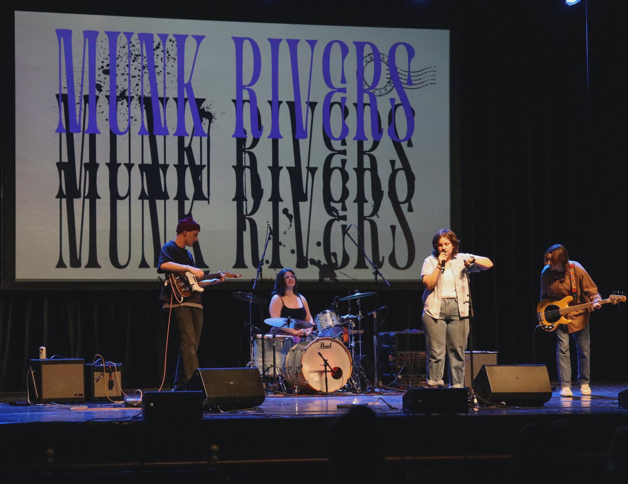 Munk Rivers describes their sound as “yearn-core” due to its dreamy, romantic nature. The phrase was originated by vocalist Charlotte Judkins. Photo courtesy of Emma Stroner.