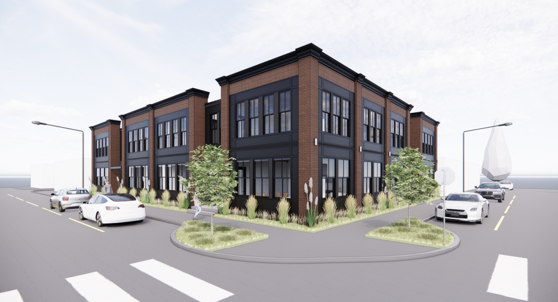 Shyft Collective’s Forest Avenue row houses are expected to look similar to this mock-up. Photo courtesy of Danny Heggen.