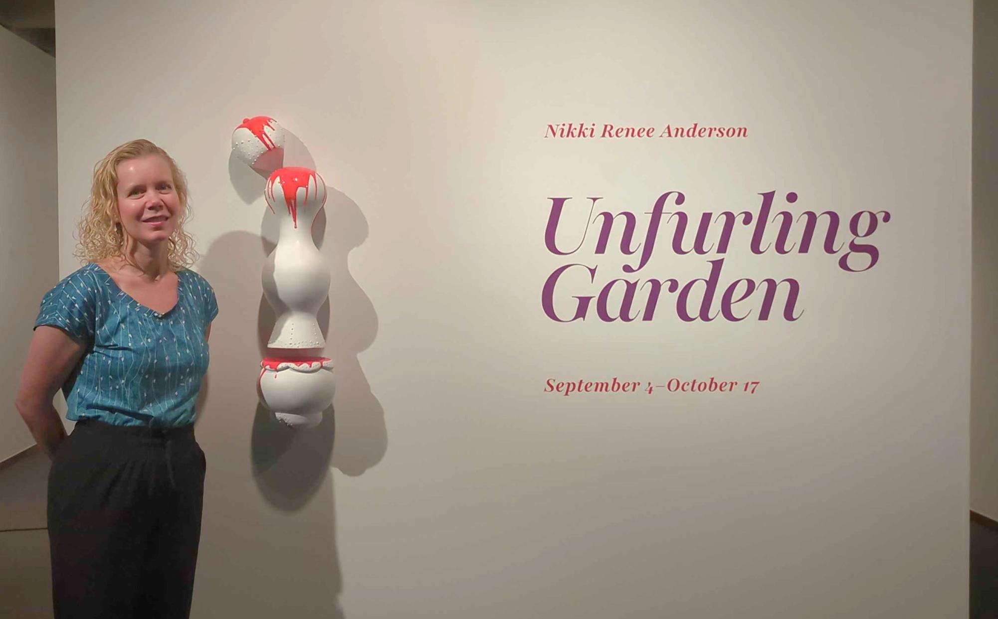 Nikki Renee Anderson's “Unfurling Gardens,” the newest exhibit at the Anderson Gallery, explores themes of growth through botanic symbolism. The exhibit will be on display through Oct. 17. 