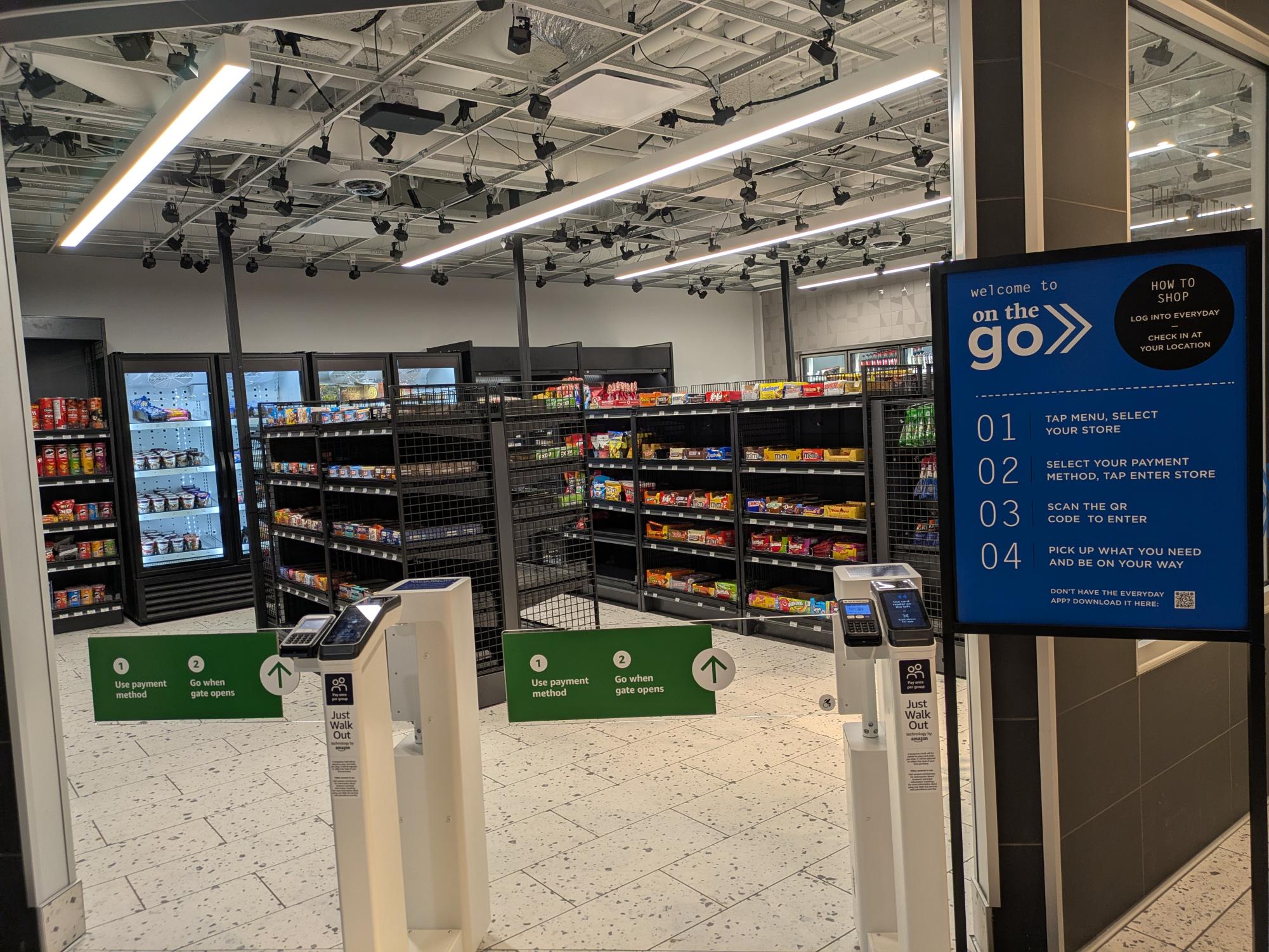 The Drake On The Go atore is stocked with many of the same items as Spike's C-Store, but instead of a cashier, purchases are monitored with a system of cameras.