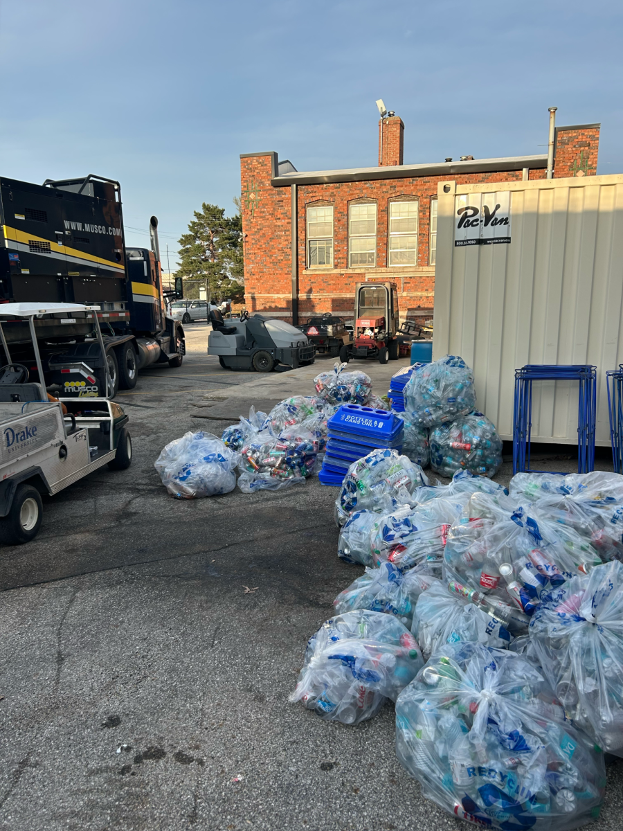 When contaminated or non-recyclable materials are thrown in recycling bins, the whole load often has to be thrown away as trash. Sustainability advocates on campus are working to increase awareness about recycling guidelines so fewer items end up in the dump. 