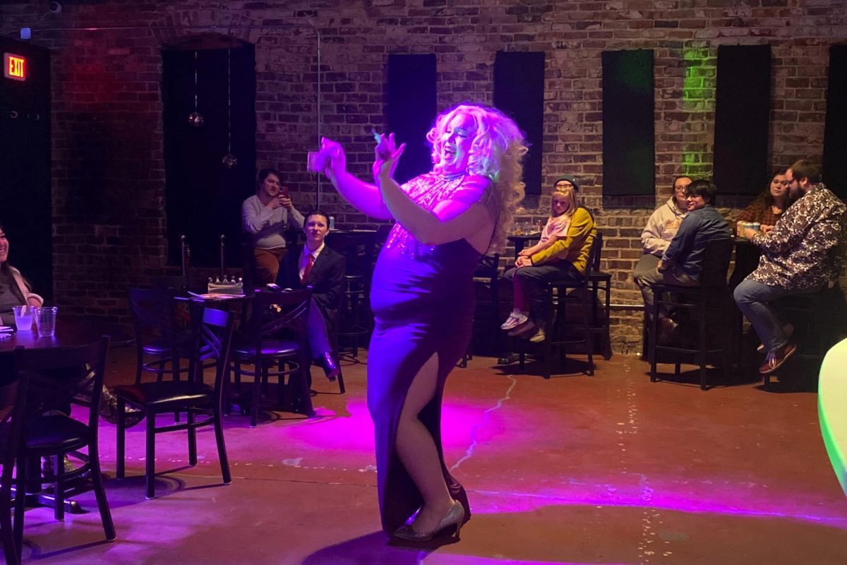 Performers at Drake OUTLaws’ open mic night at xBk Live venue helped raise money to support transgender individuals across Iowa. “It's so important that we stay connected and we stay united, especially during times like this where the law is ever changing,” said Cierra Jackson, the vice president of Drake OUTlaws.